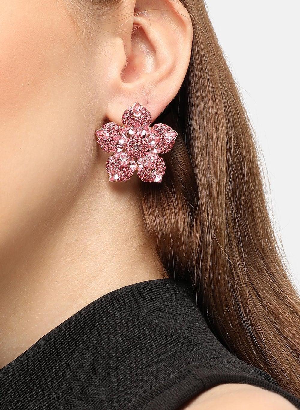 SOHI Radiance Party Stud Earrings for Fashionable Women - Image 1