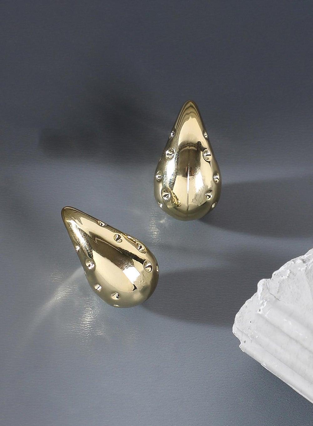 SOHI Teardrop Stud Earrings: Elegance Redefined - Image 1