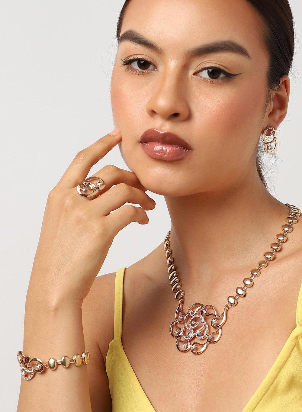 SOHI Elegant Party Jewellery Set for Stylish Women - Image 1