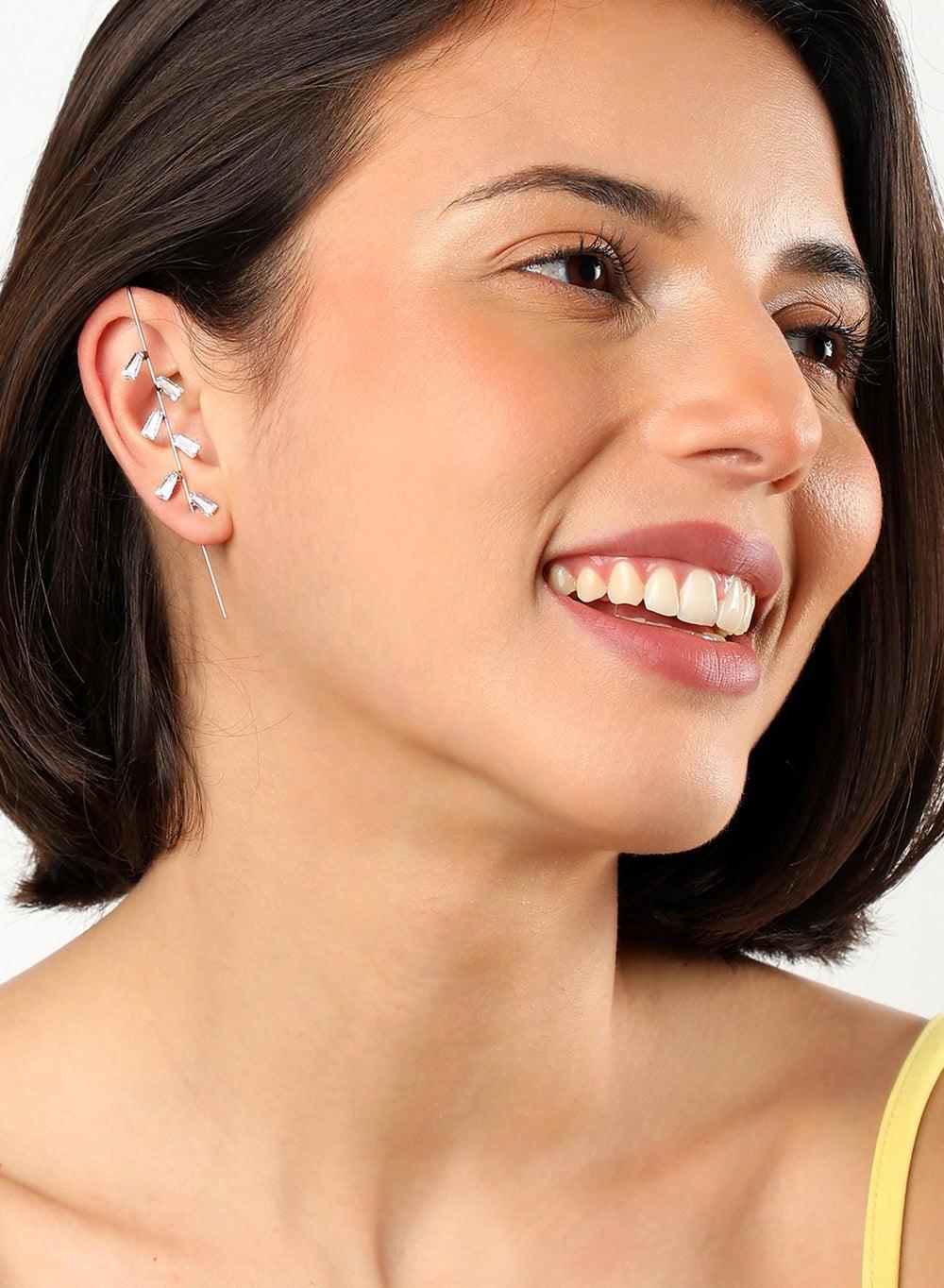 SOHI Party Cuff Earrings - Radiant Elegance for Every Occasion - Image 1