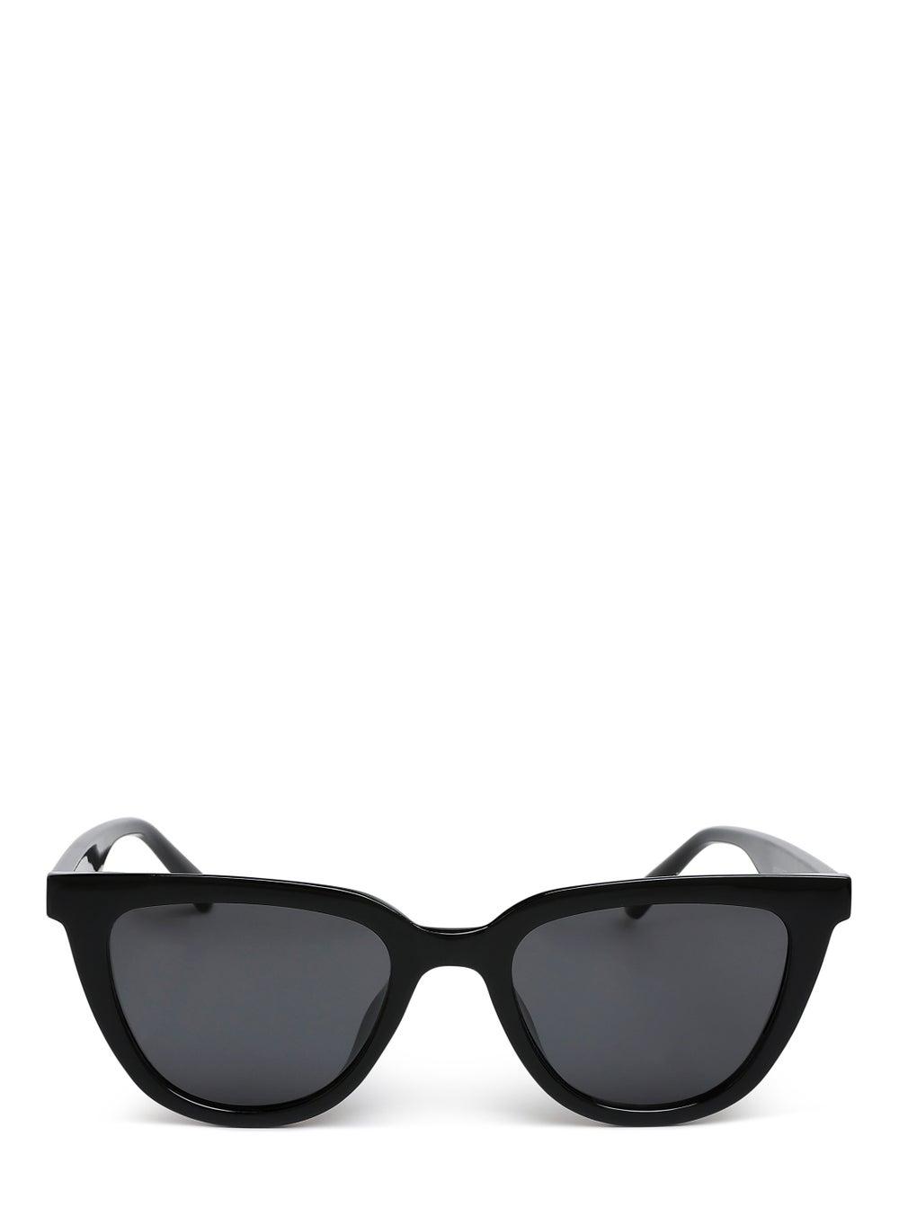 London Rag Chic Black Cat Eye UV Sunglasses for Women - Image 1