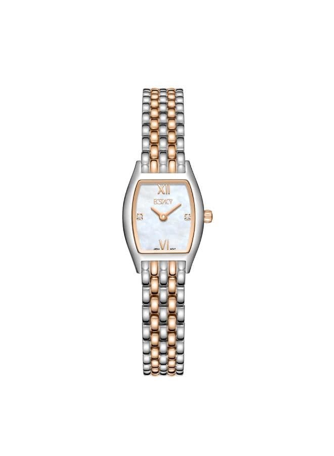 ECSTACY E25501-KBKM Stainless Steel Elegant Analog Watch - 25.6mm - Image 1
