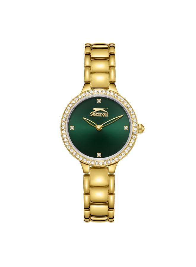Slazenger Elegance Gold Analog Watch SL.9.2335.3.04 - 30mm - Image 1