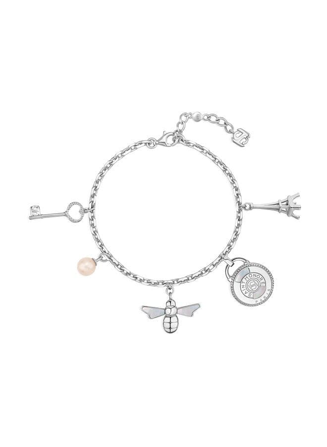 Saint Honore Paris Camille Silver Charm Bracelet - Image 1