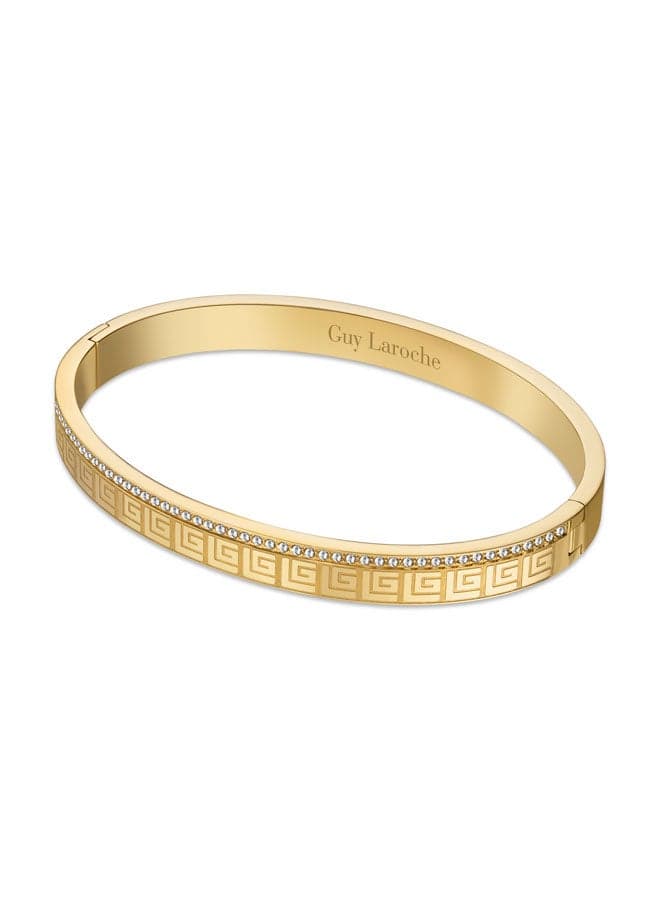 Guy Laroche Audrey Elegant Gold Bangle for Women - Image 1