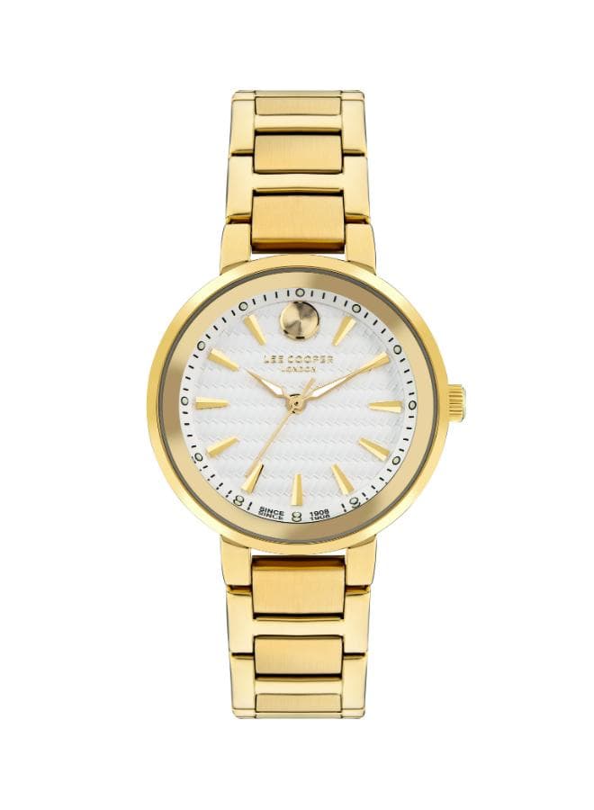 Lee Cooper Elegance LC07972.130 Women's 32mm Gold Analog Watch - Image 1