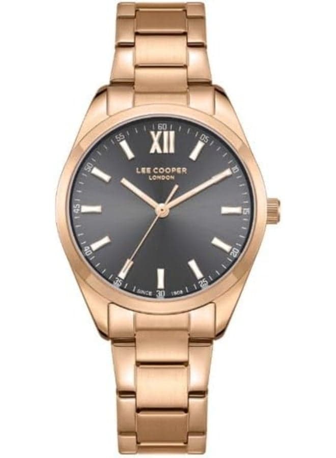 Lee Cooper Elegant Rose Gold Analog Watch LC08014.460 - Image 1