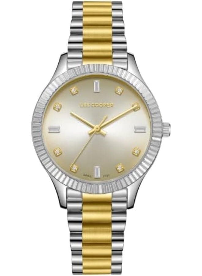 Lee Cooper Elegant Champagne Analog Watch LC08079.230 - Image 1