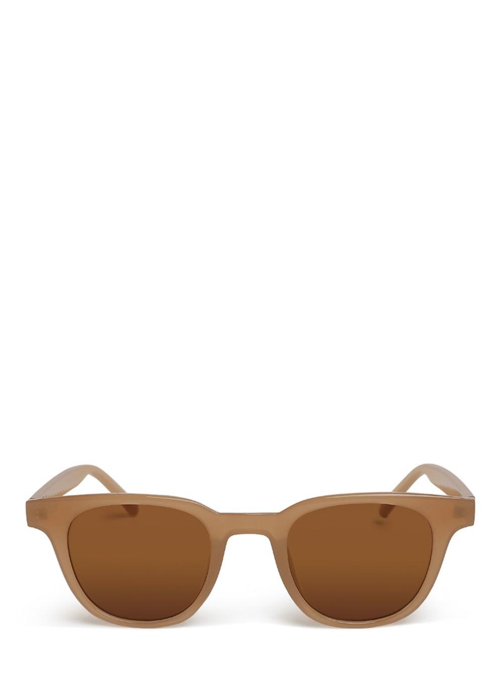 London Rag Chic Brown Square Wayfarer Sunglasses - Image 1