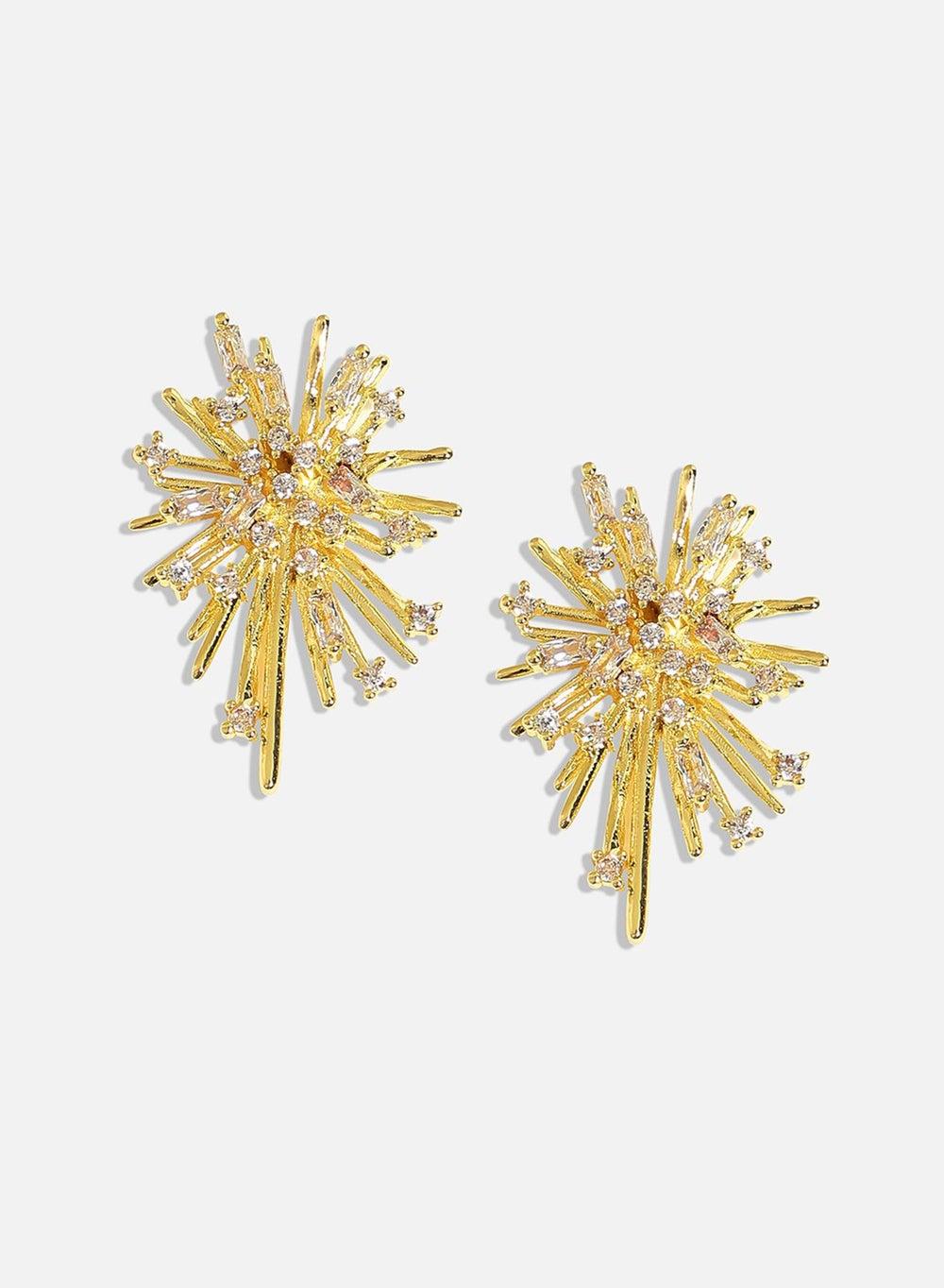 SOHI Timeless Elegance Studs - Radiant Beauty for Every Event - Image 1