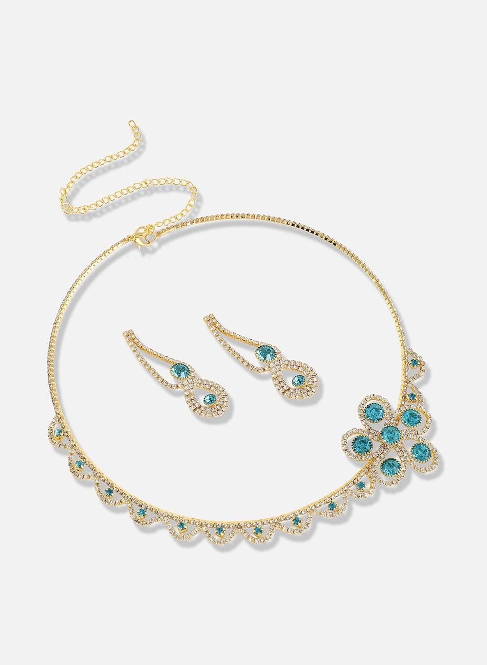 SOHI Glamour Ensemble: Timeless Elegance Jewelry Set - Image 1