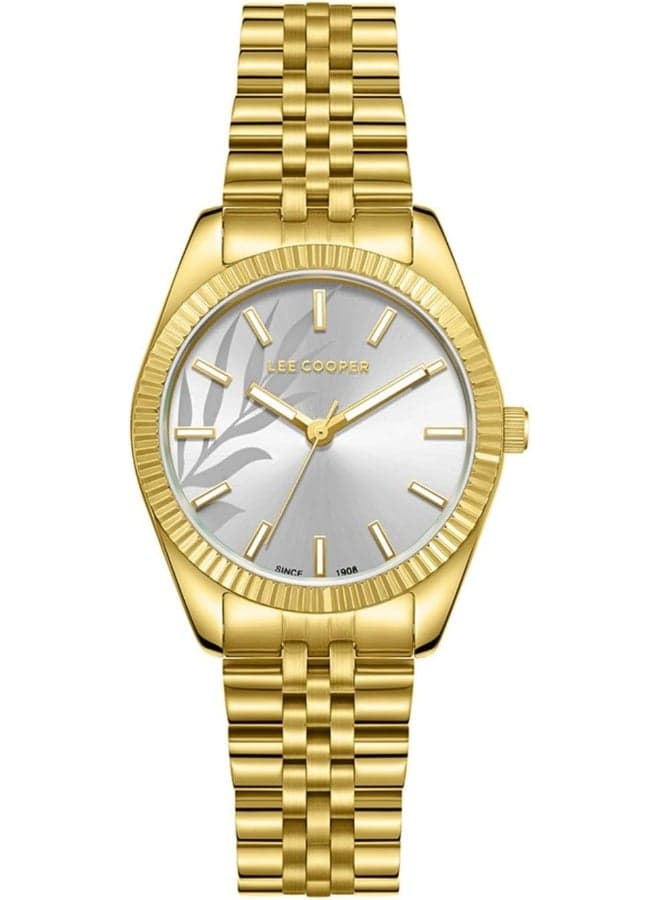 Lee Cooper LC08102.130 Elegant Gold Women’s Analog Watch - 32mm - Image 1
