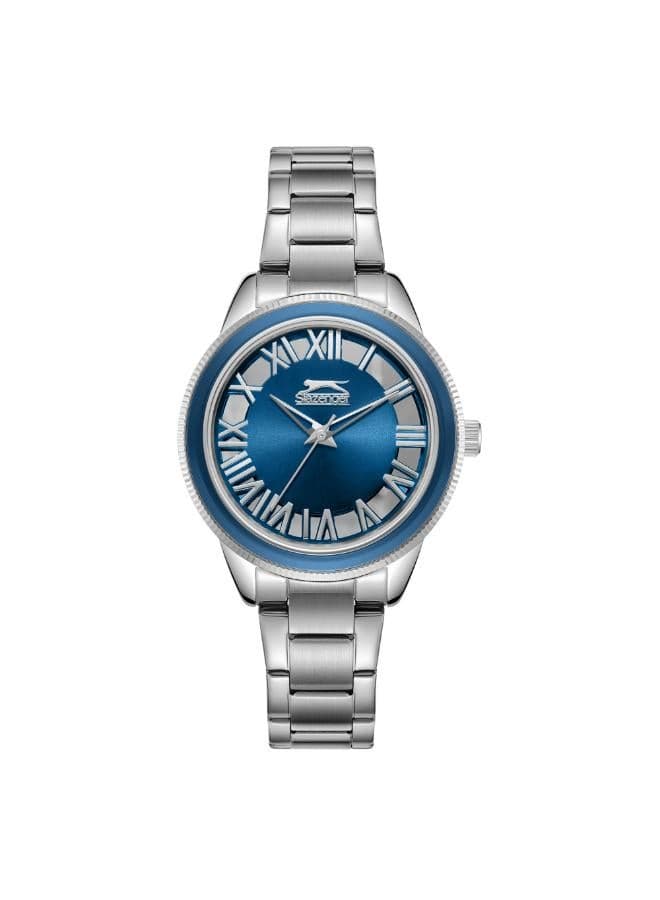 Slazenger Elegance SL.9.2339.3.03 Silver & Blue Women's Watch - 35mm - Image 1