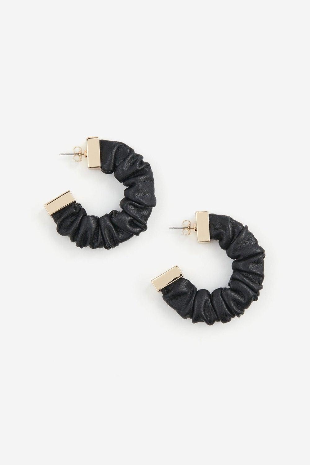 H&M Elegance Redefined: Lightweight Coated Hoop Earrings - Image 1
