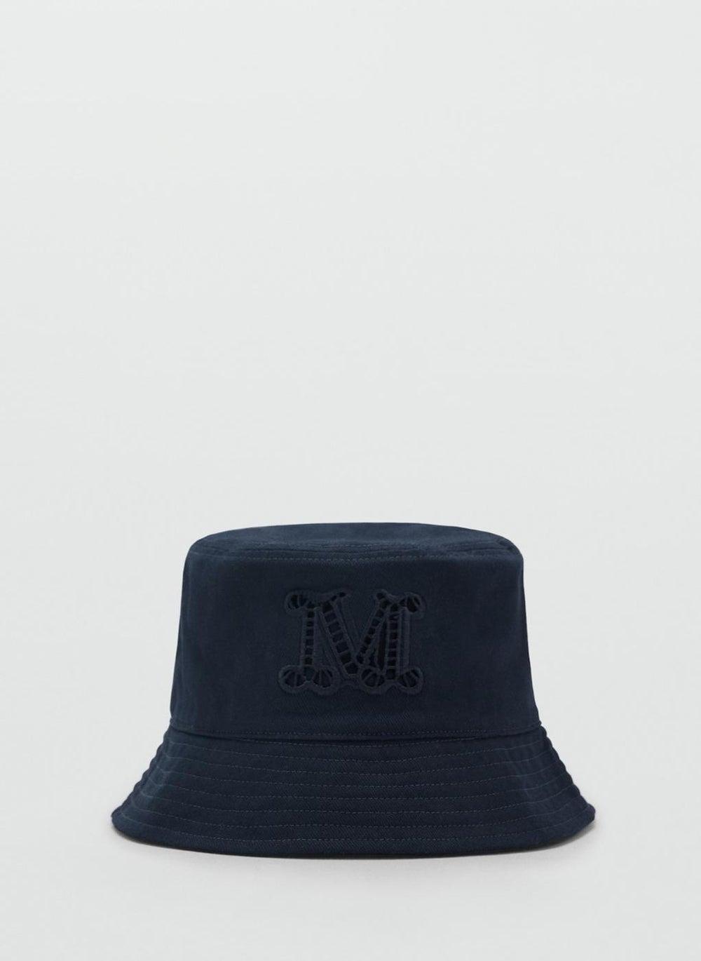 MANGO Women's Embroidered Cotton Bucket Hat - Image 1