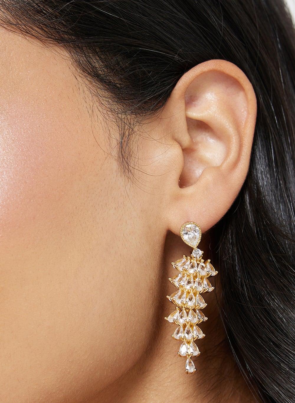Khizana Delicate Drop Earrings - Elegance for Every Occasion - Image 1