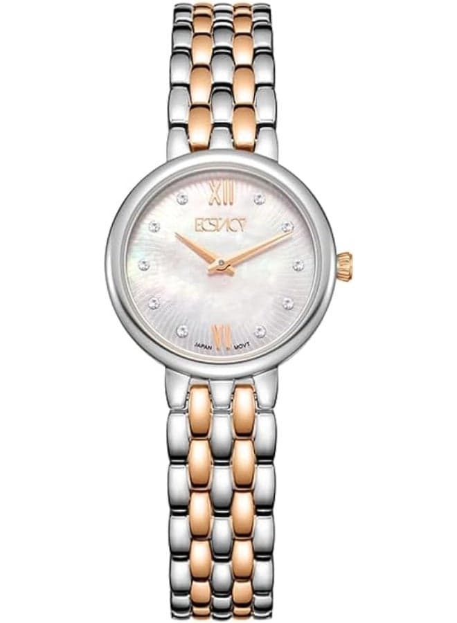 ECSTACY Elegance E23510-KBKM - Women's Two-Tone 27mm Watch - Image 1