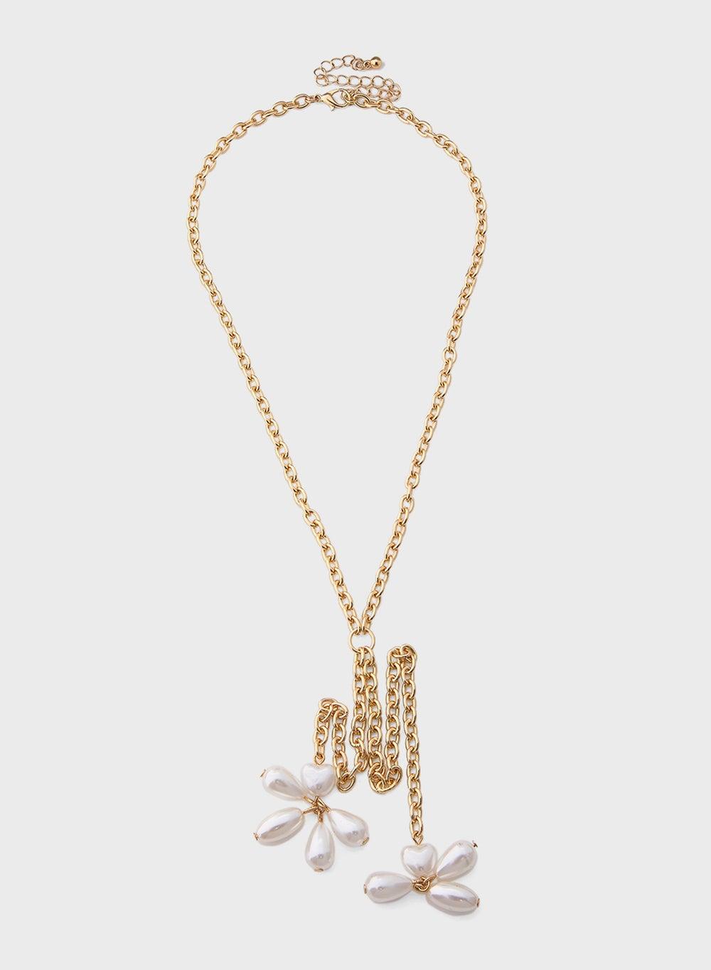 ELLA Floral Lariat Necklace - Elegance for Every Occasion - Image 1