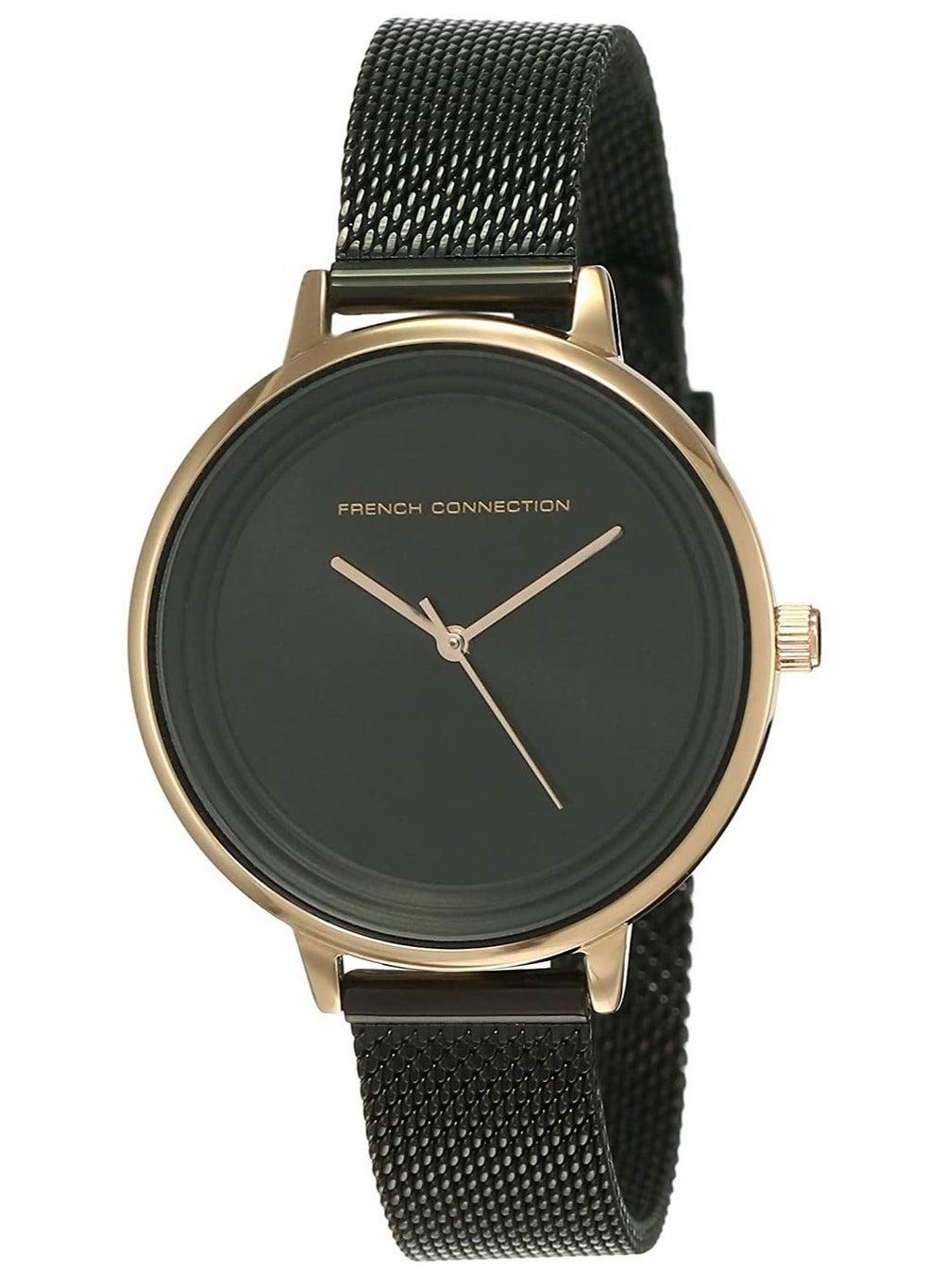 French Connection Elegance Black Dial Watch FCN0001D - Image 1