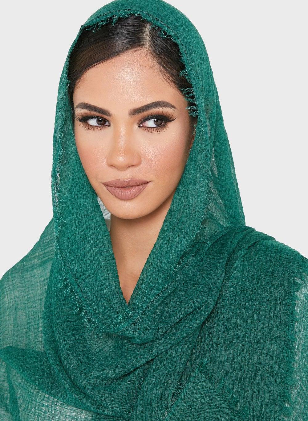 Khizana Linen Blend Lightweight Hijab - Elegance Unveiled - Image 1