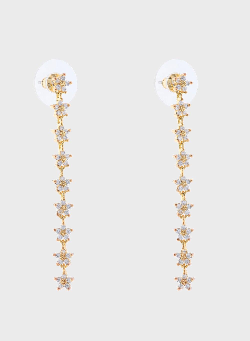 Ella Limited Edition Diamante Drop Earrings - Elegance Redefined - Image 1
