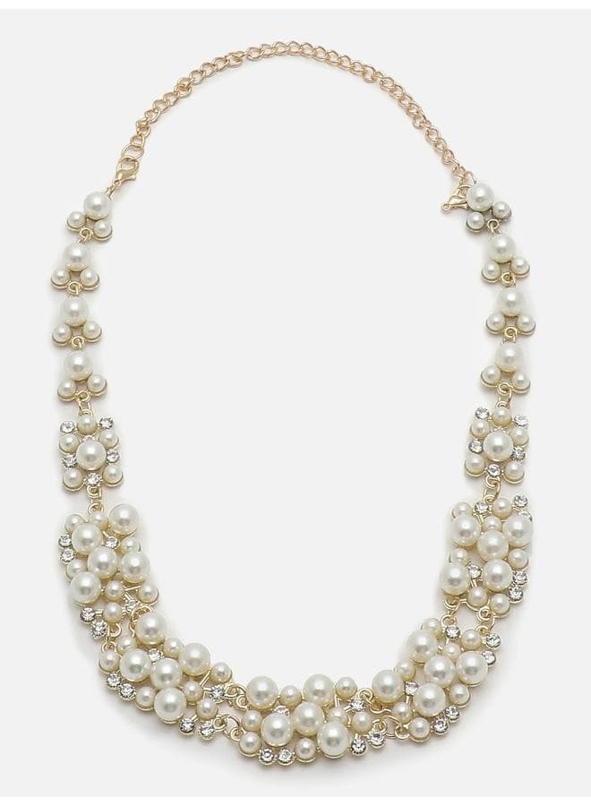 SOHI Crystal Elegance Party Jewellery Set for Women - Image 1