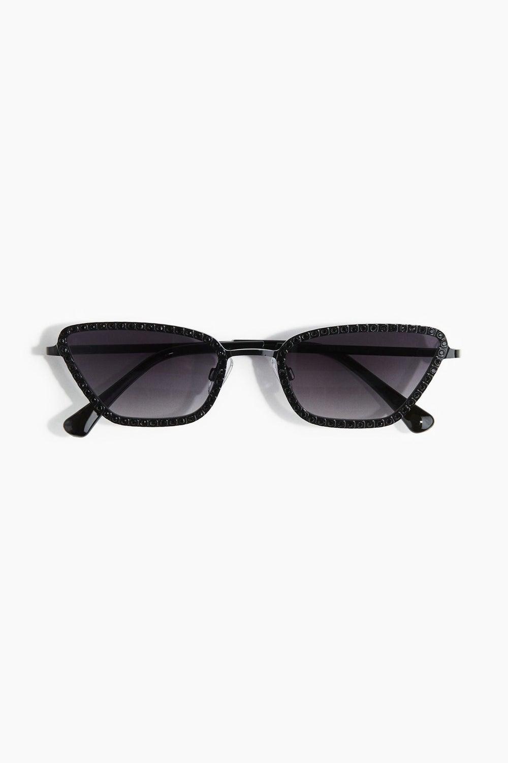H&M Chic Rhinestone Cat-Eye Sunglasses for Women - Image 1