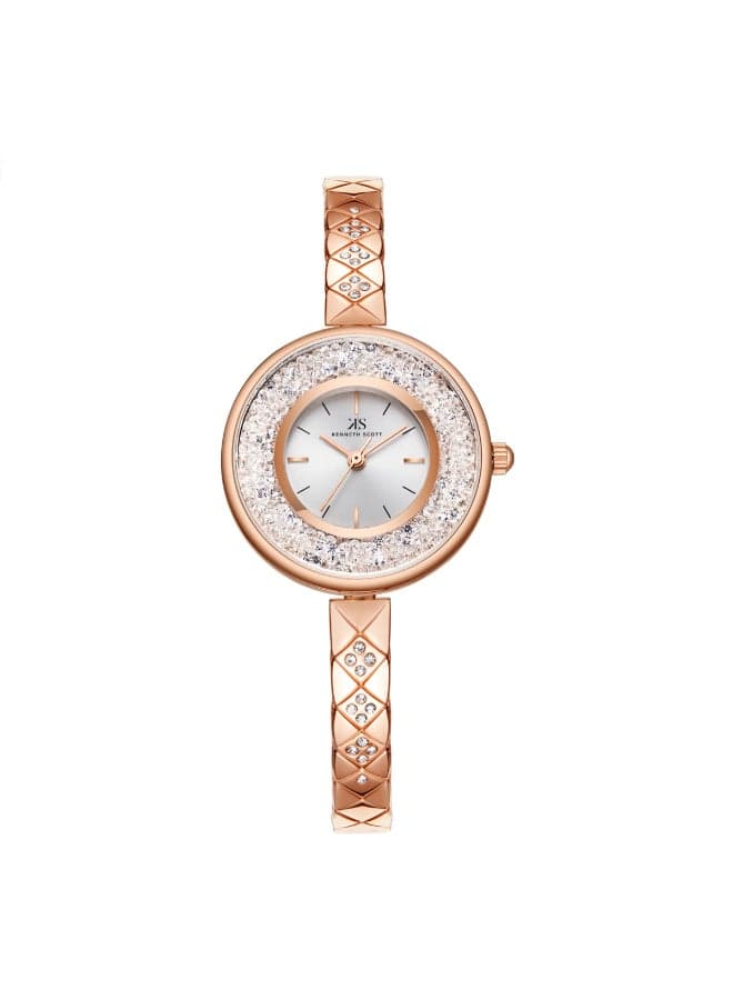 KENNETH SCOTT K23515-RBKS Elegance Rose Gold Analog Watch - Image 1
