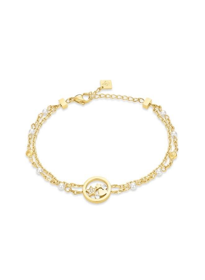 CERRUTI 1881 Elettra 170 + 35 Gold Plated Crystals Bracelet - Image 1