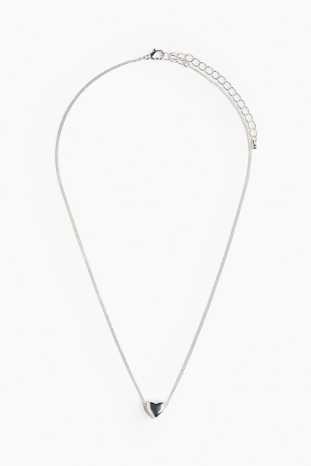 H&M Elegant Heart-Bead Charm Necklace for Women - Image 1