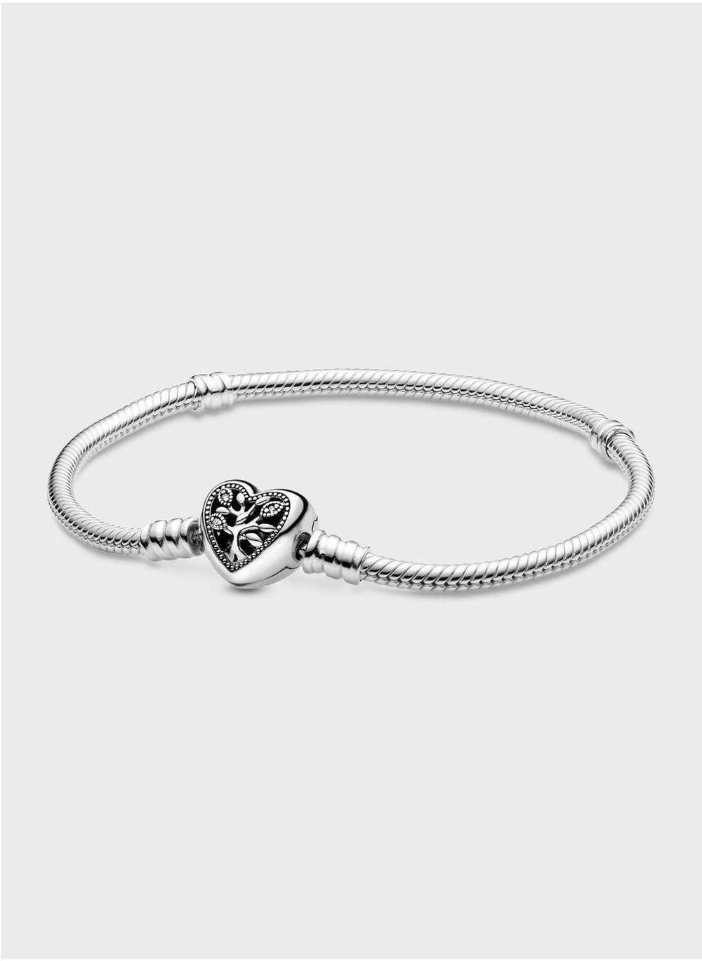 PANDORA Moments Sterling Silver Family Tree Bracelet - Image 1