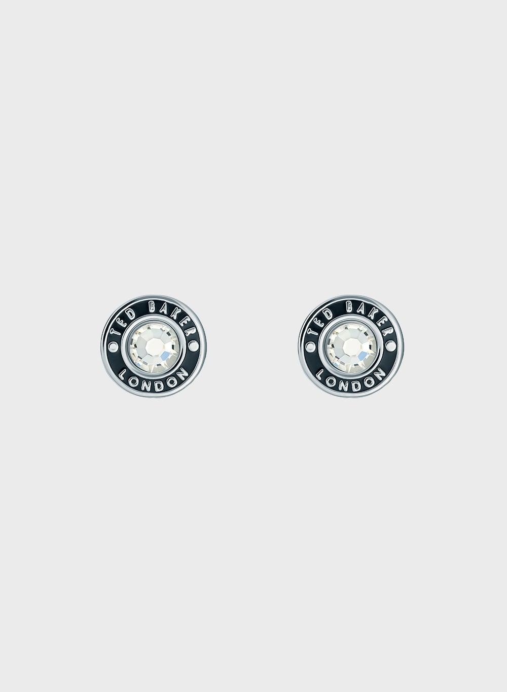 Ted Baker Elegance: Women's Button Detail Stud Earrings - Image 1