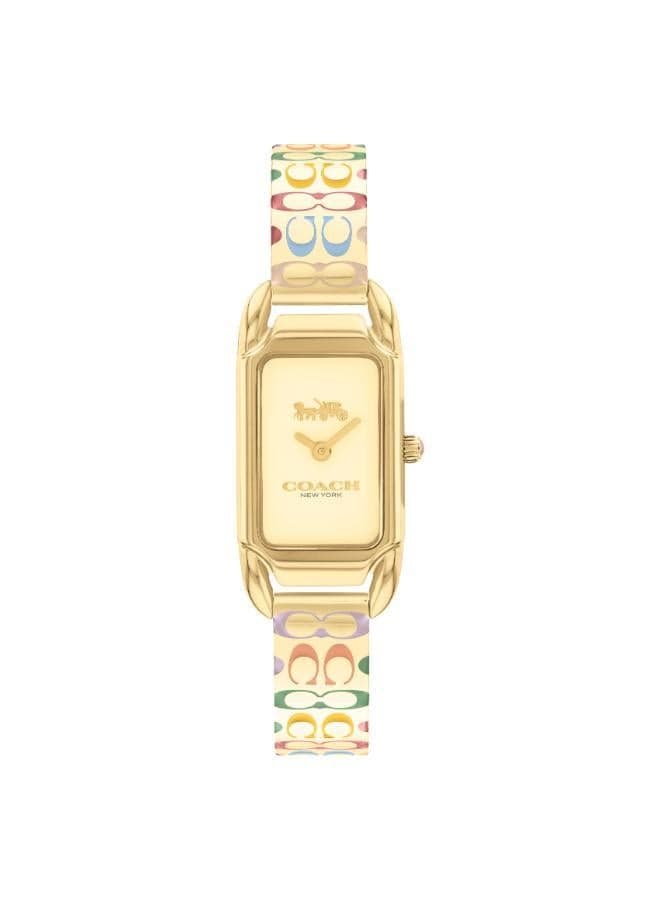 COACH Cadie Enameled Women's Steel Analog Watch - Image 1