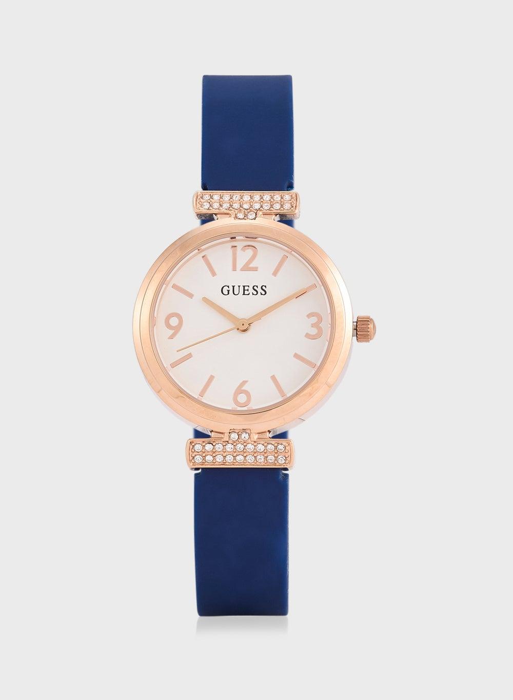GUESS Array Rose Gold & Crystal Women's Watch - Image 1