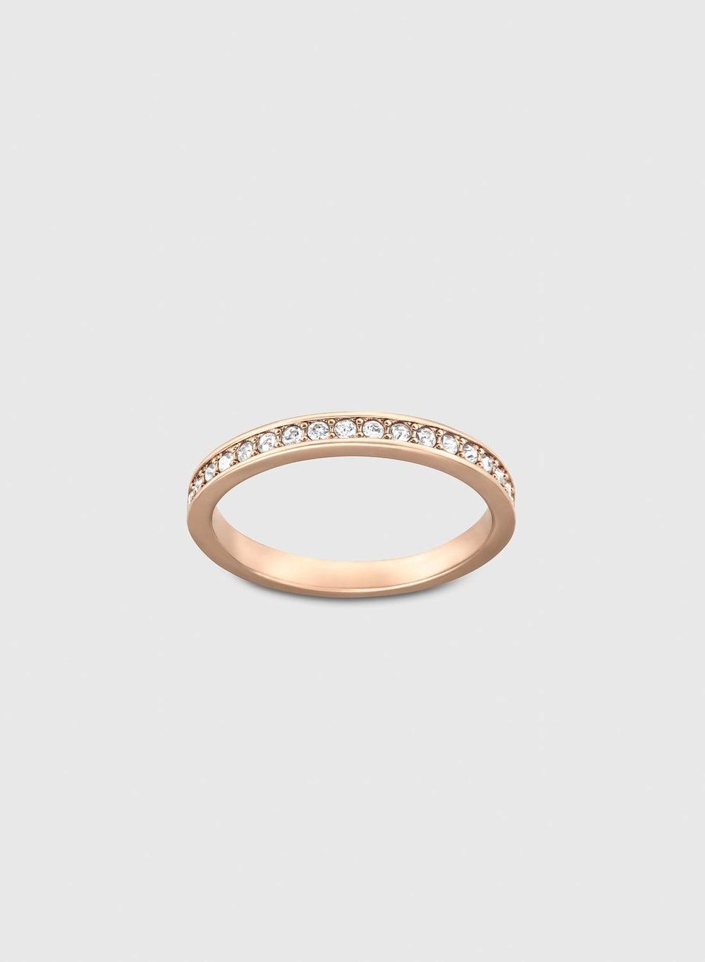 SWAROVSKI Large Rare Rose-Gold Ring for Women - Size 58 - Image 1