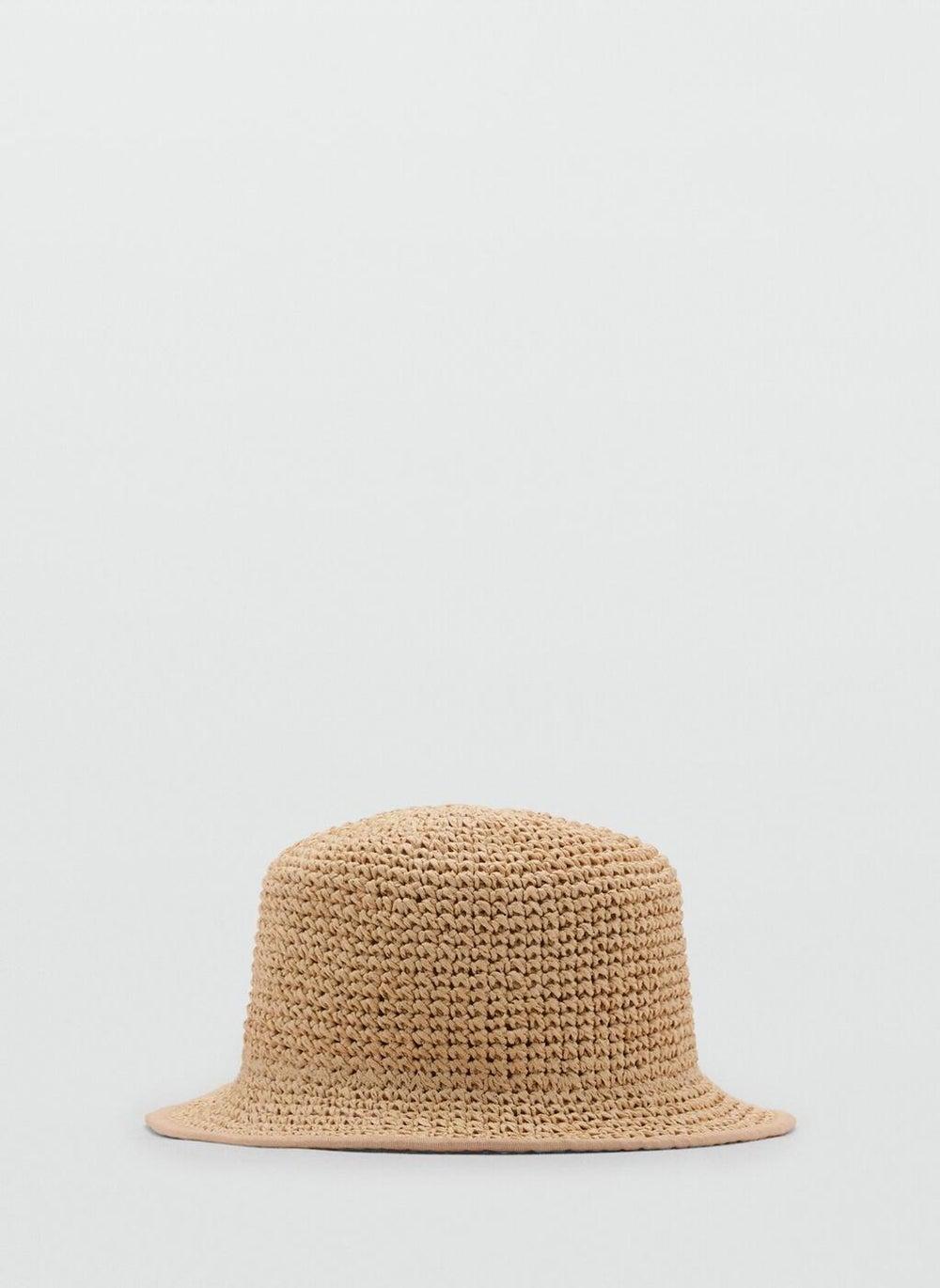MANGO Women's Natural Fibre Chic Bucket Hat - Image 1