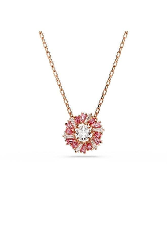 Swarovski Idyllia E Florere Rose Gold Flower Necklace - Image 1