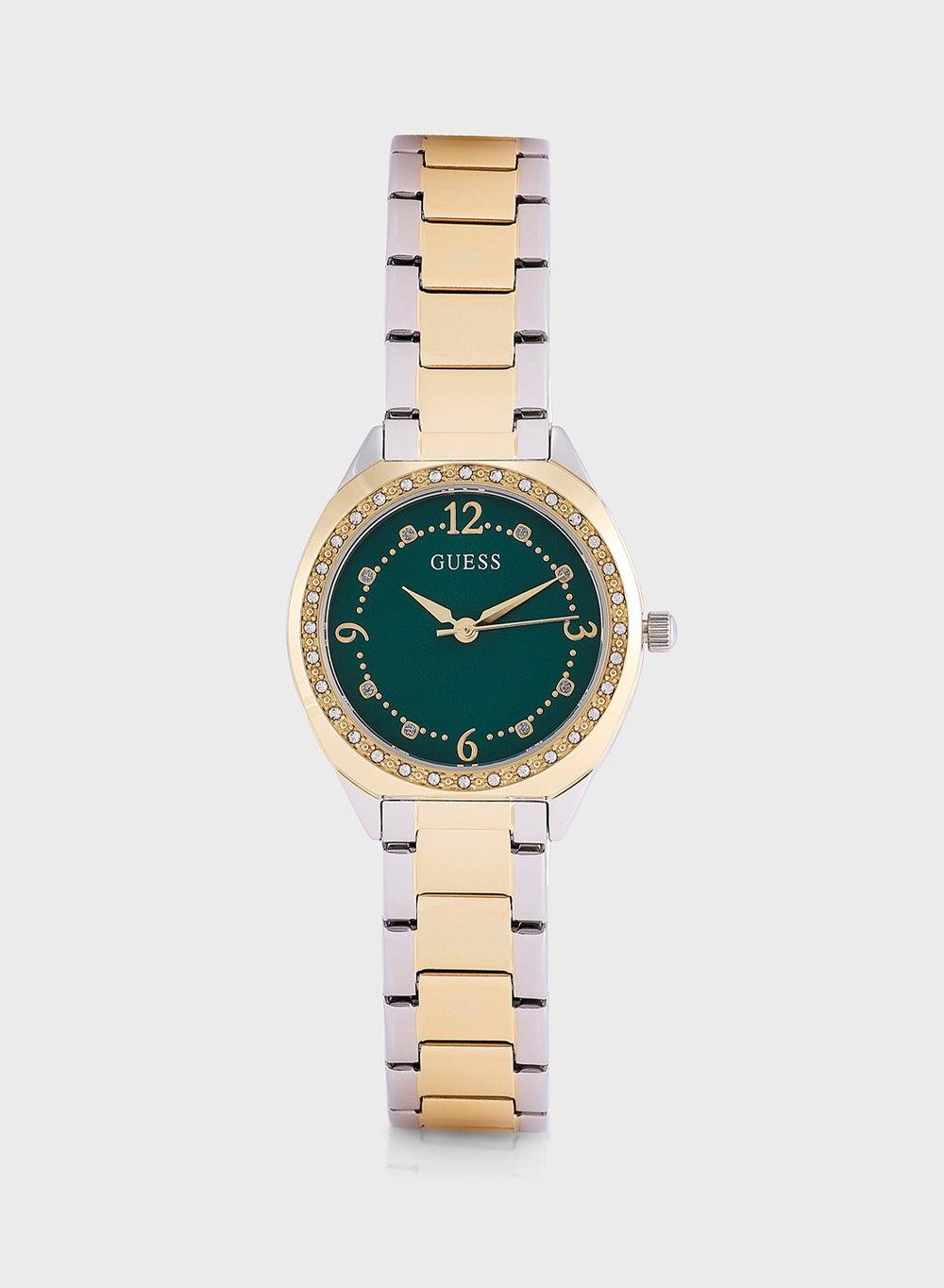 GUESS Charlotte Elegance: Dual-Tone Steel Strap Watch - Image 1