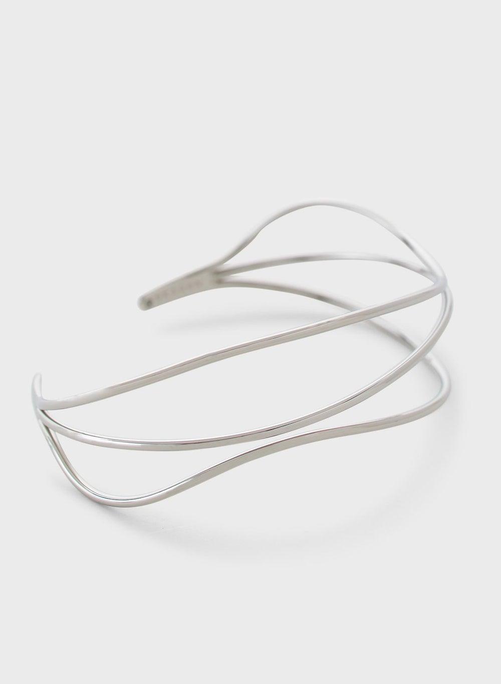 Skagen Women's Elegant Layered Stainless Steel Bracelet - Image 1