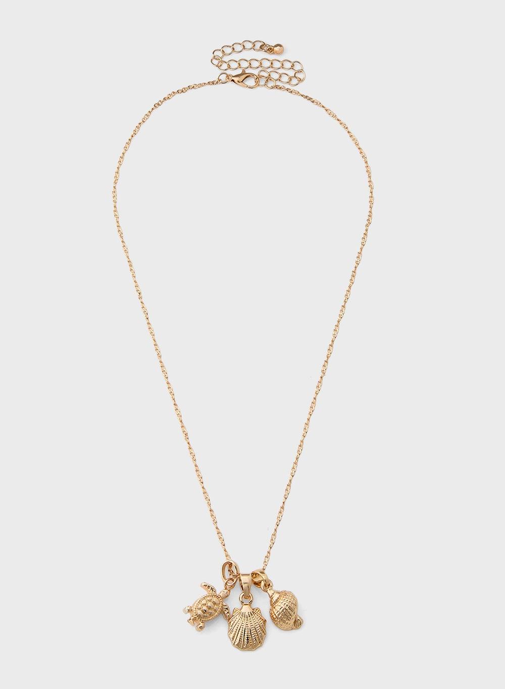 ELLA Quirky Pendant Trio Set with Elegant Chains for Women - Image 1