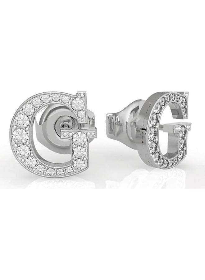 GUESS Swarovski Crystal Pave Stud Earrings - Image 1