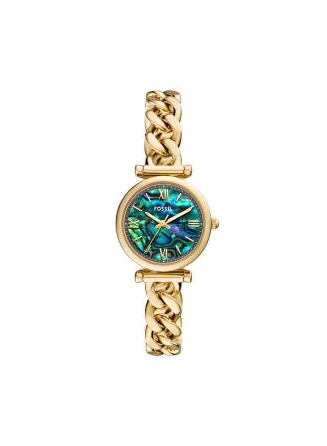 FOSSIL Es5416 Carlie Gold-Tone Women's Analog Watch - Image 1
