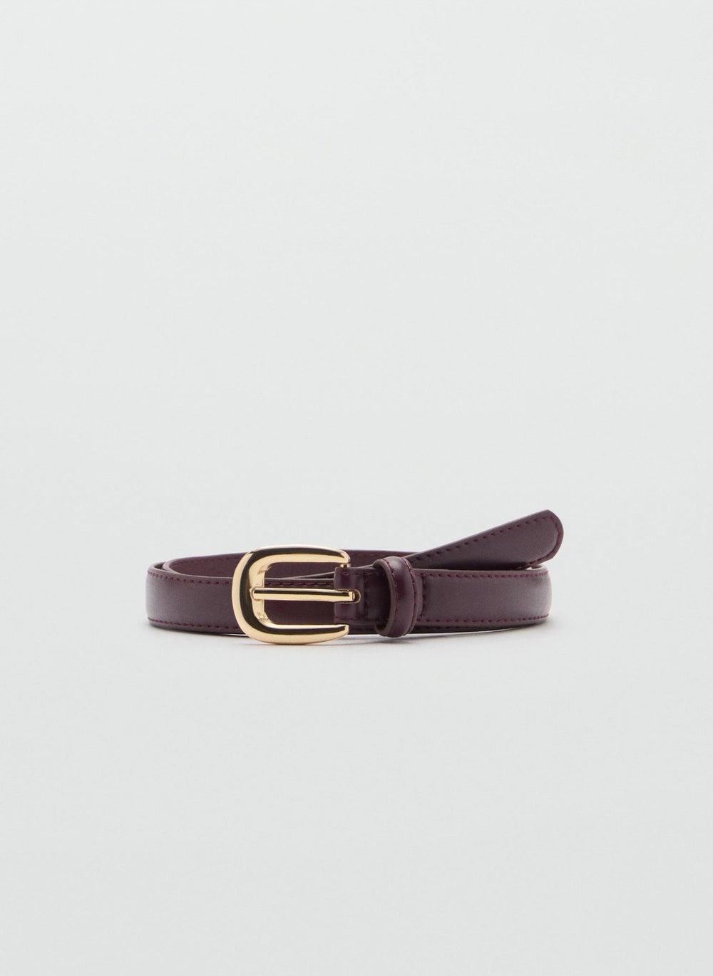 MANGO Women's Elegance: Skinny Buckle Belt - Image 1
