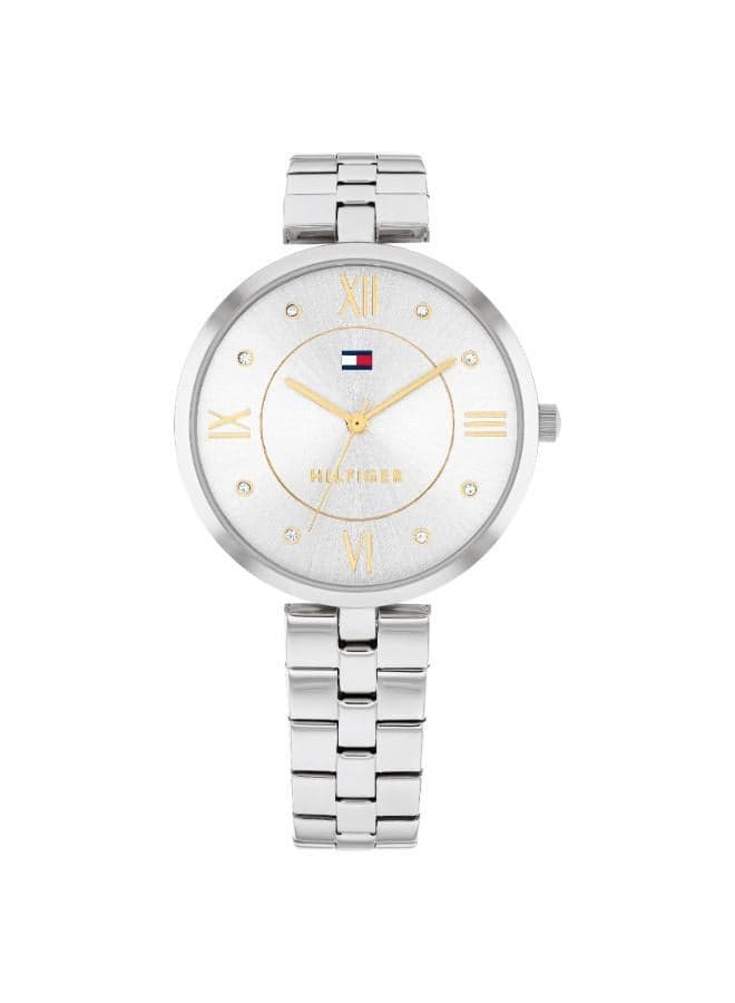 TOMMY HILFIGER Ella Silver Analog Watch for Women - Image 1
