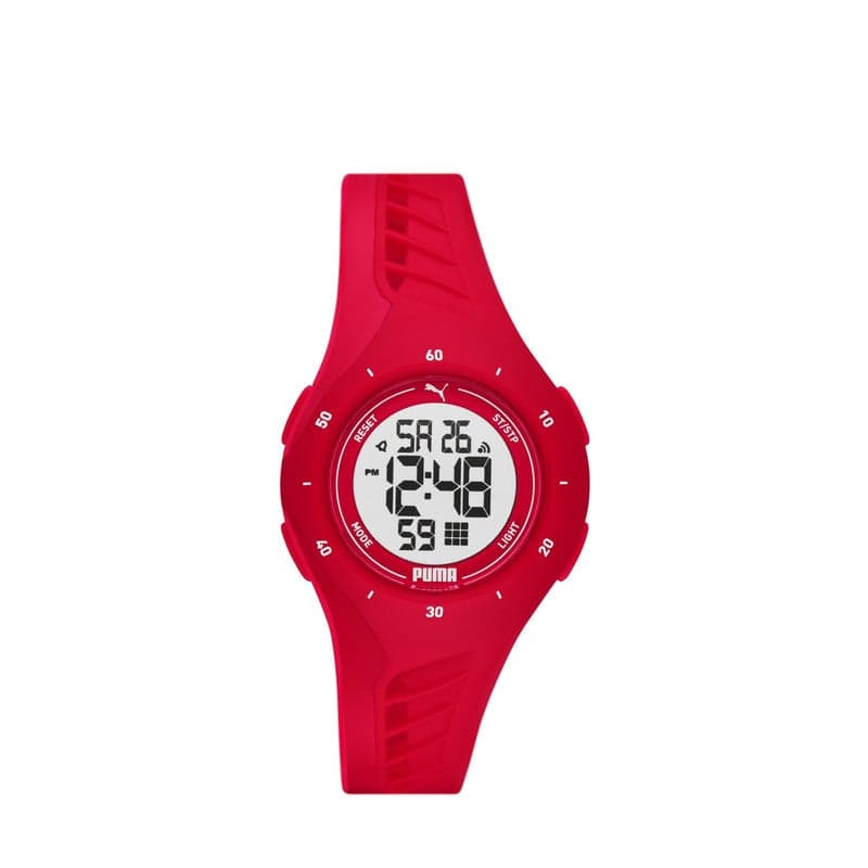 PUMA P6023 Unisex Red Digital Watch - Sporty Elegance - Image 1