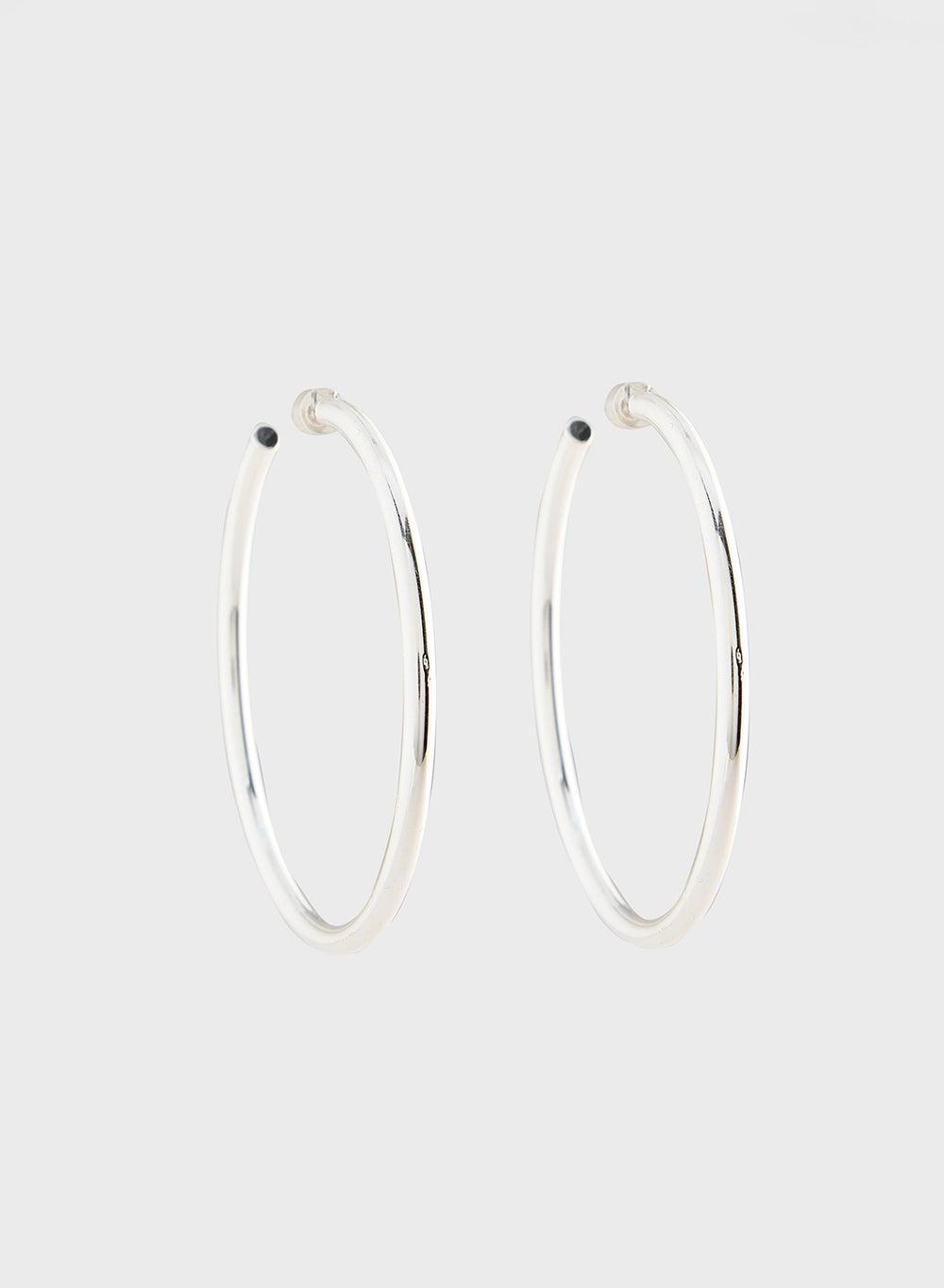 MANGO Chic Medium Hoop Earrings for Women - Image 1