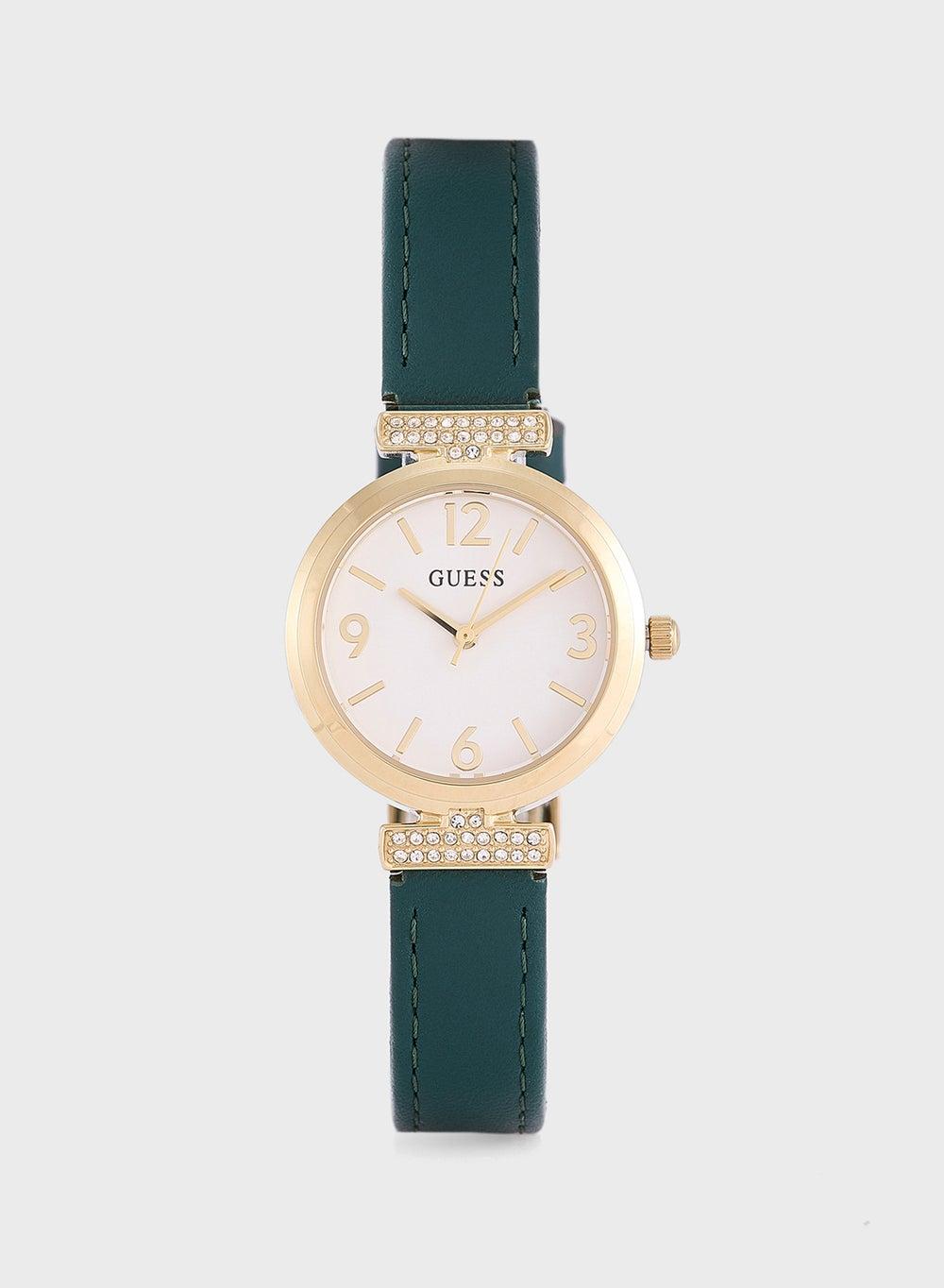 GUESS Array Elegant Crystal Watch for Women in Rose Gold - Image 1