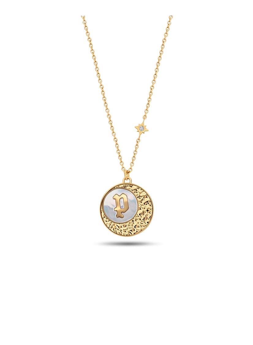 POLICE Selene Gold-Plated Pearl Necklace - Elegance Redefined - Image 1