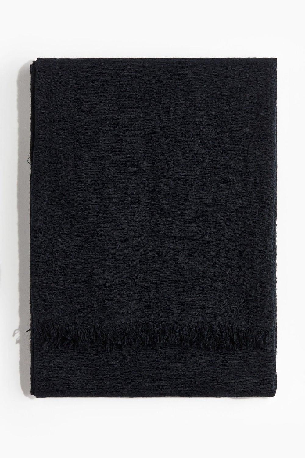 H&M Elegant Fringe Scarf for Women - Timeless Style - Image 1