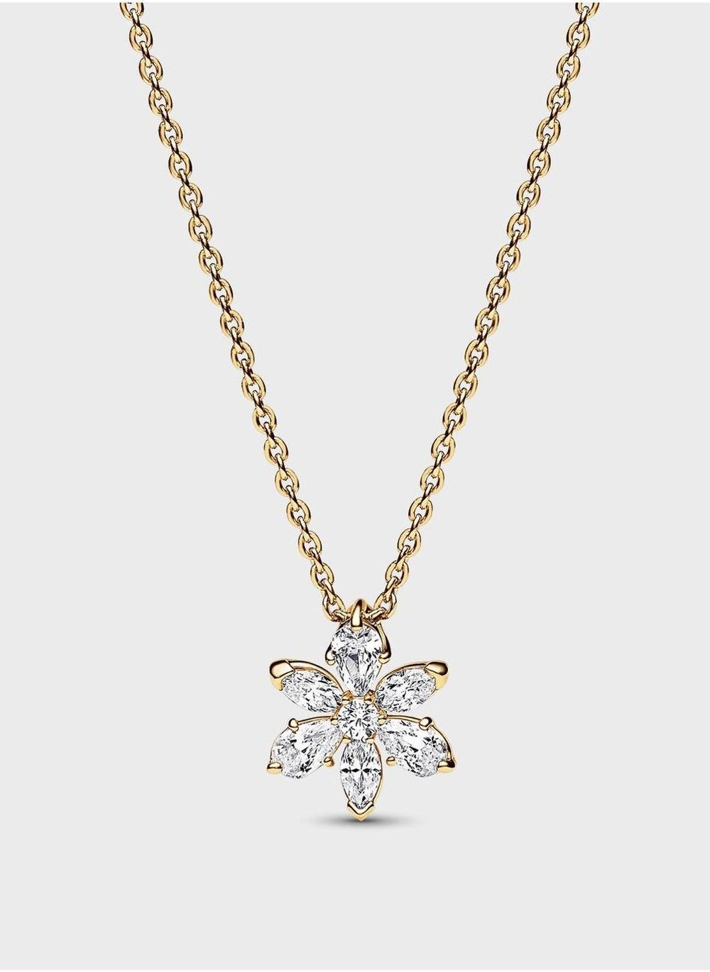 PANDORA Sparkling Herbarium Cluster Pendant: Nature-Inspired Elegance - Image 1